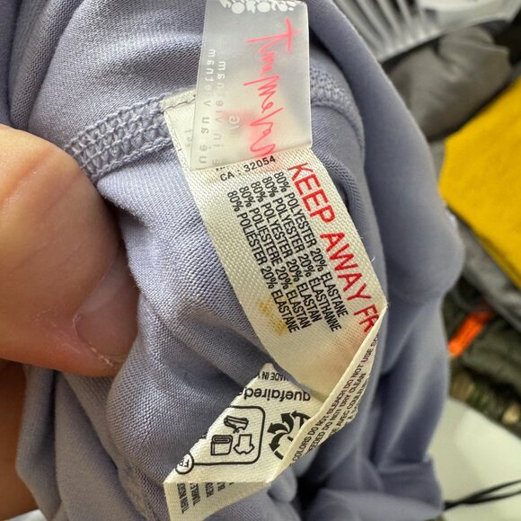 FREE PEOPLE MOVEMENT let's bounce jumpsuit in dusted cerulean size L - Picture 10 of 12